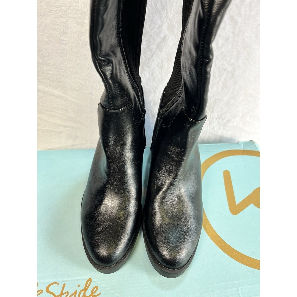 LifeStride Women's Bristol Tall Riding Boots - Black- US 7M - Picture 7 of 15